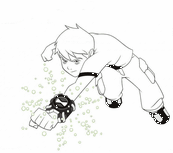 coloriage ben 10 a l assaut